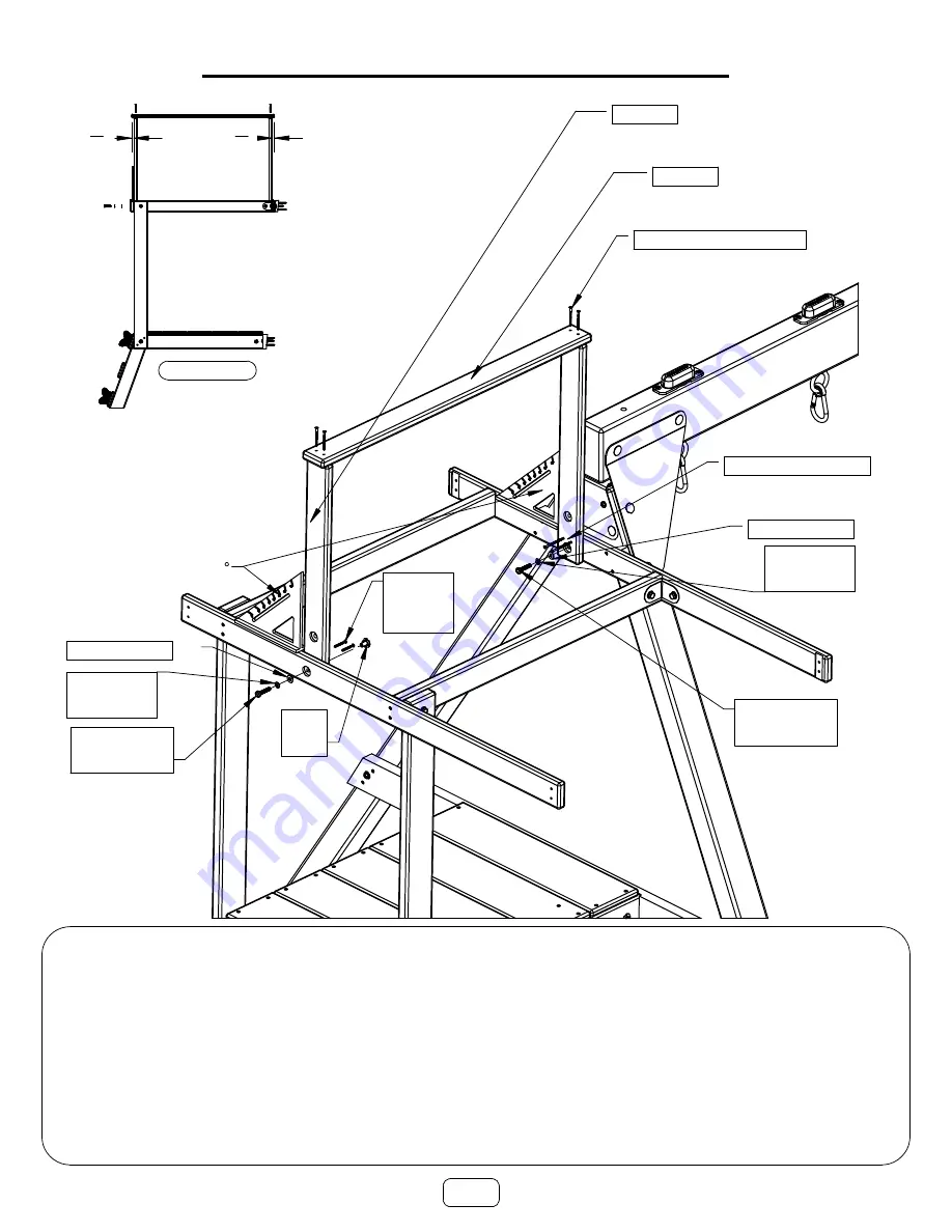 Swing-N-Slide PB 8370 Assembly Instructions Manual Download Page 22