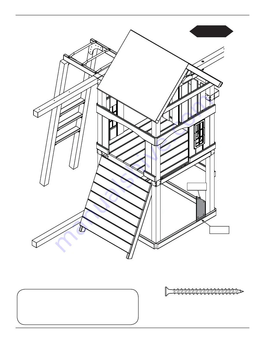 Swing-N-Slide PB 9242N Assembly Instructions Manual Download Page 36