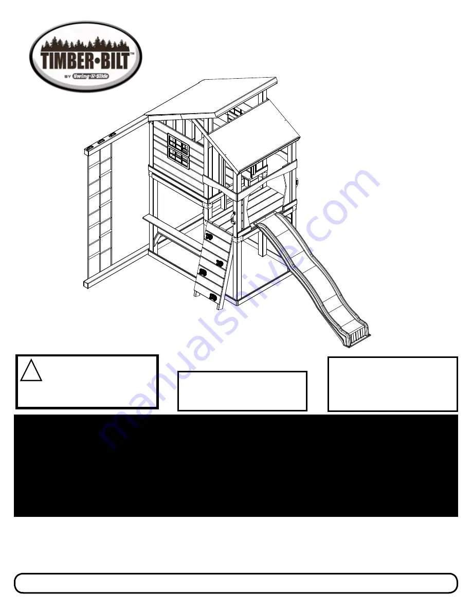 Swing-N-Slide Timber-Bilt PB 8129 Assembly Instructions Manual Download Page 1