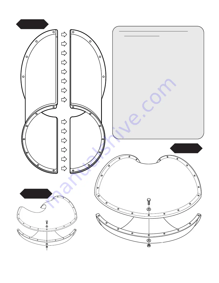 Swing-N-Slide Tunnel Twister Assembly Instructions Manual Download Page 4