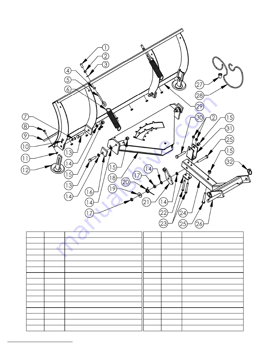 Swisher 2645R ROLLED PLOW BLADE Скачать руководство пользователя страница 4