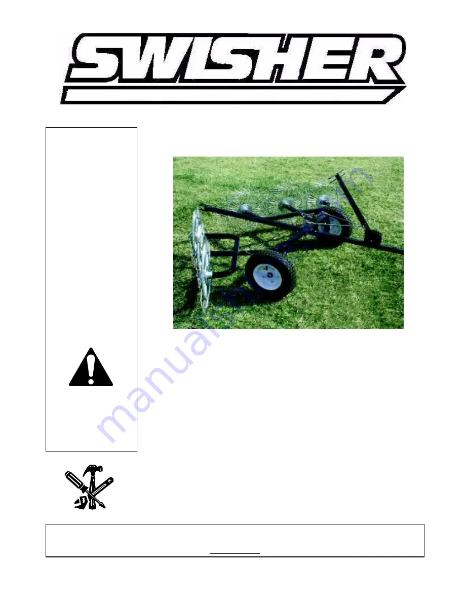 Swisher ACR-500, ACR-500S Owner'S Manual Download Page 1