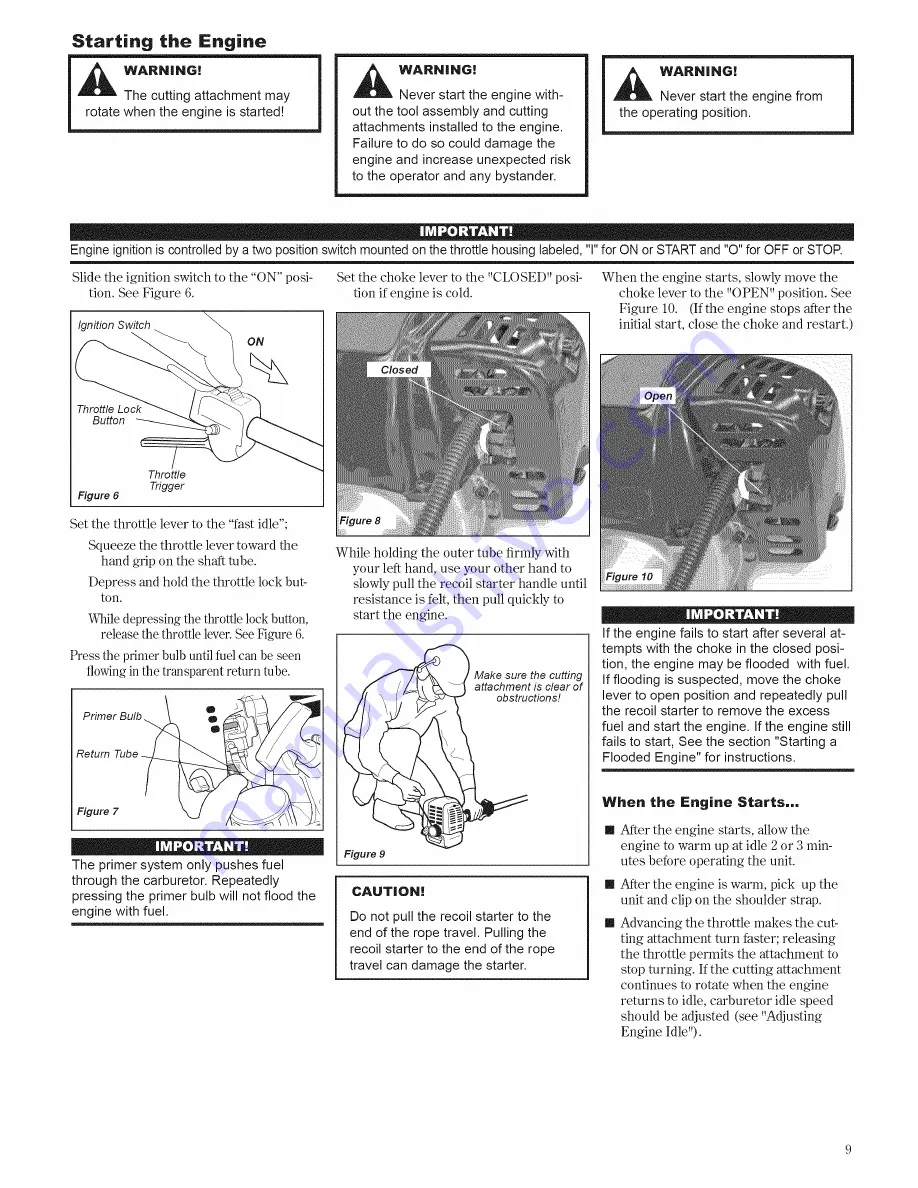 Swisher E4-S3000 Owner'S/Operator'S Manual Download Page 9