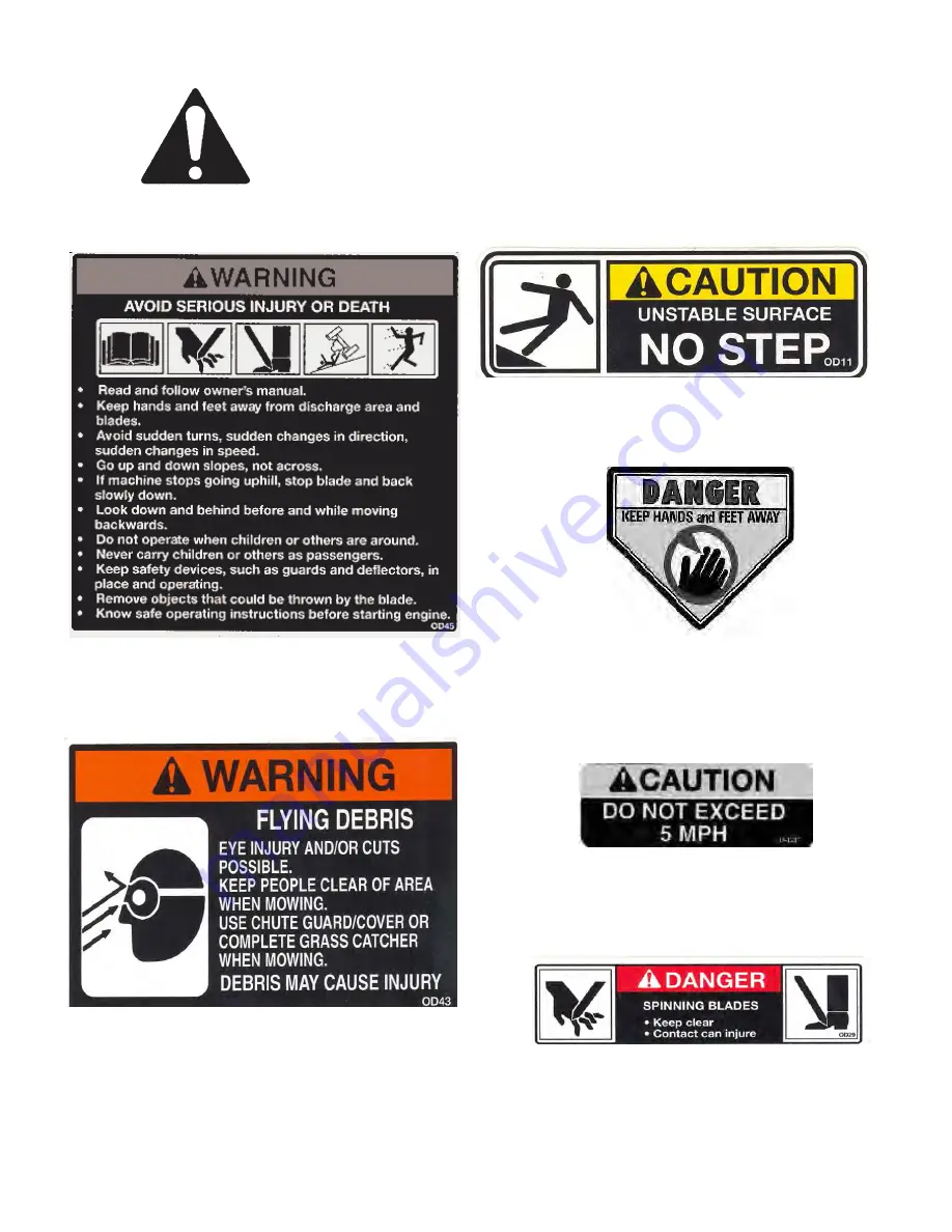 Swisher QUADBOSS QBT14560A Скачать руководство пользователя страница 5