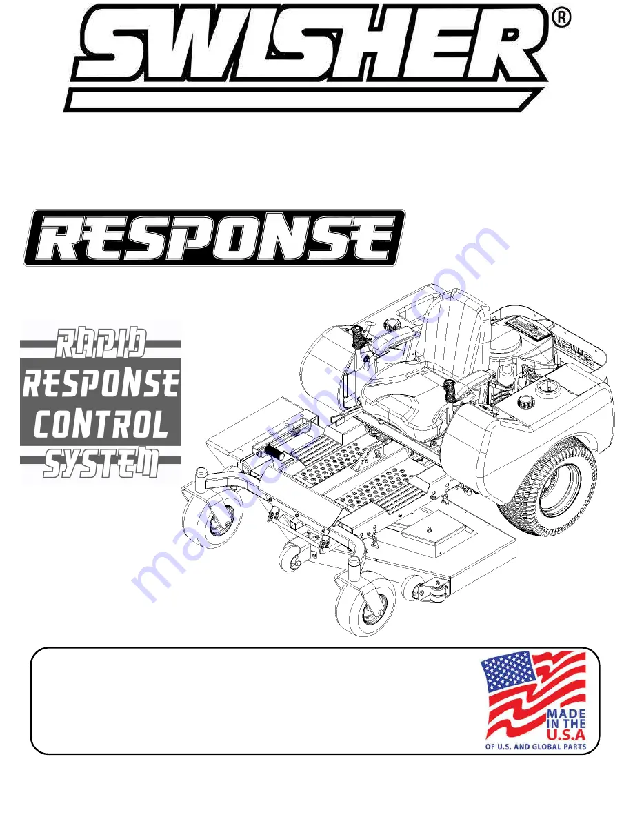 Swisher RESPONSE ZTR2354KA Скачать руководство пользователя страница 25