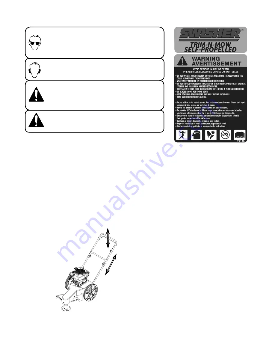 Swisher Trim-N-Mow STP67522BS Owner'S Manual Download Page 31