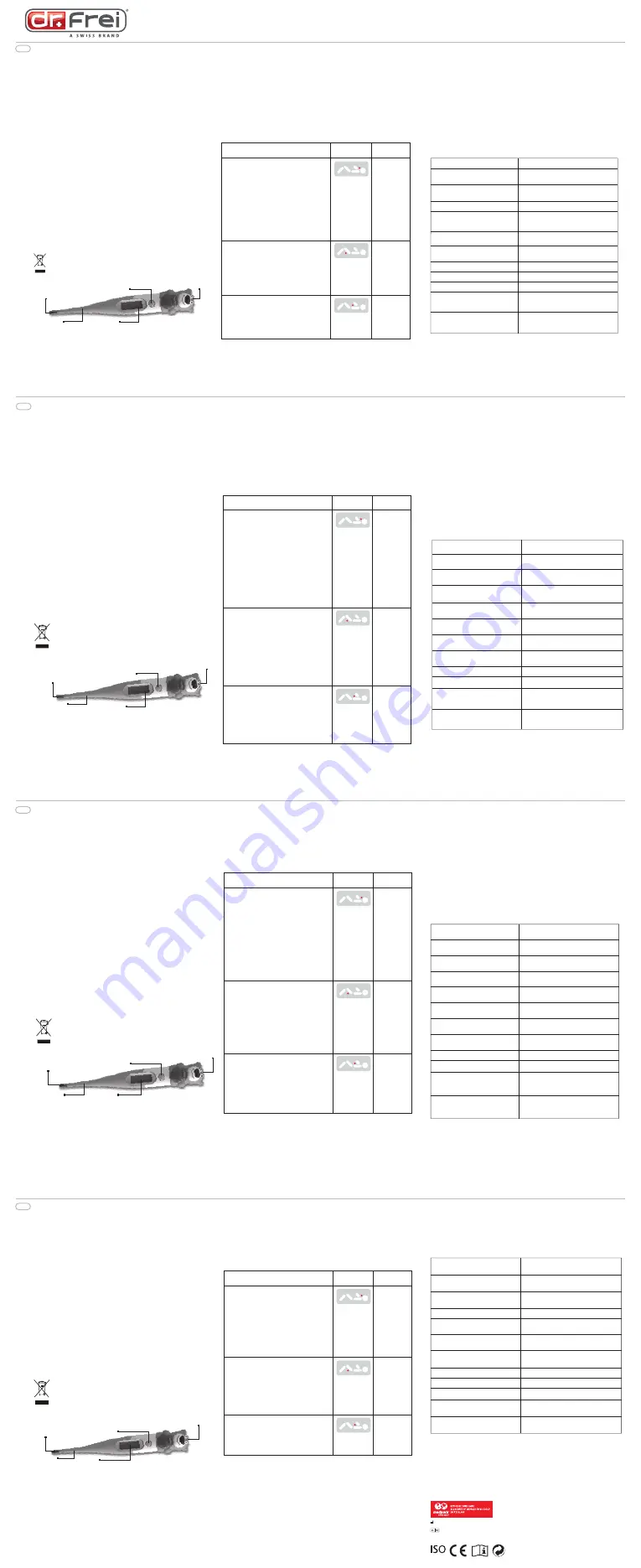 Swiss Brand dr. Frei T-30 Скачать руководство пользователя страница 1
