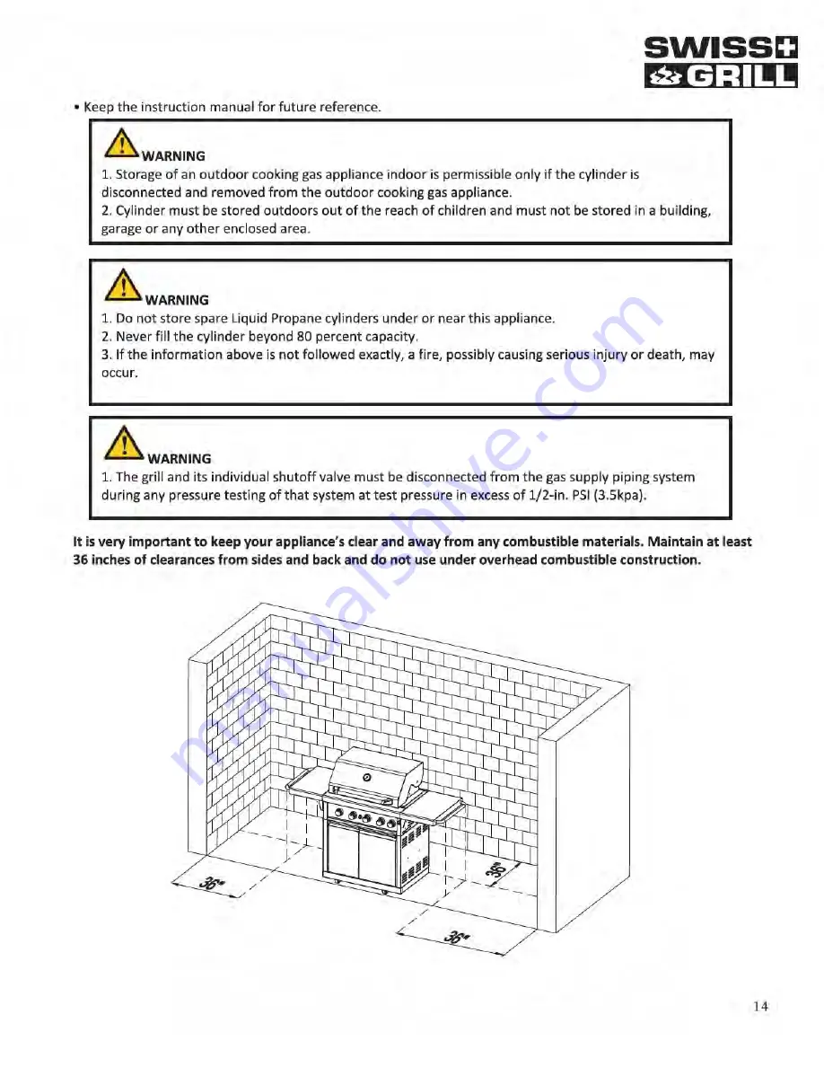 SWISS GRILL CBU-401-A Скачать руководство пользователя страница 14