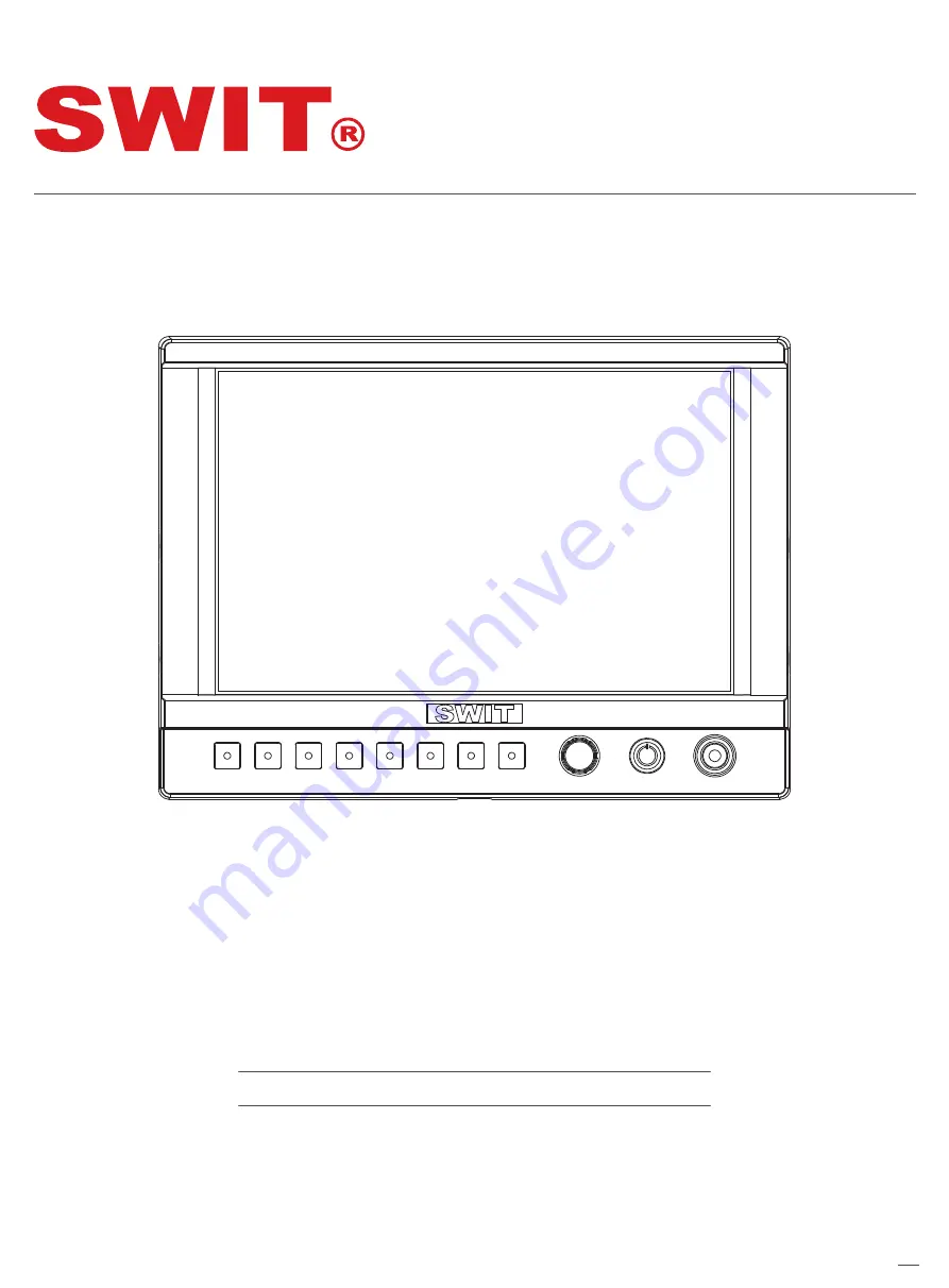 SWIT CM-S73H User Manual Download Page 1