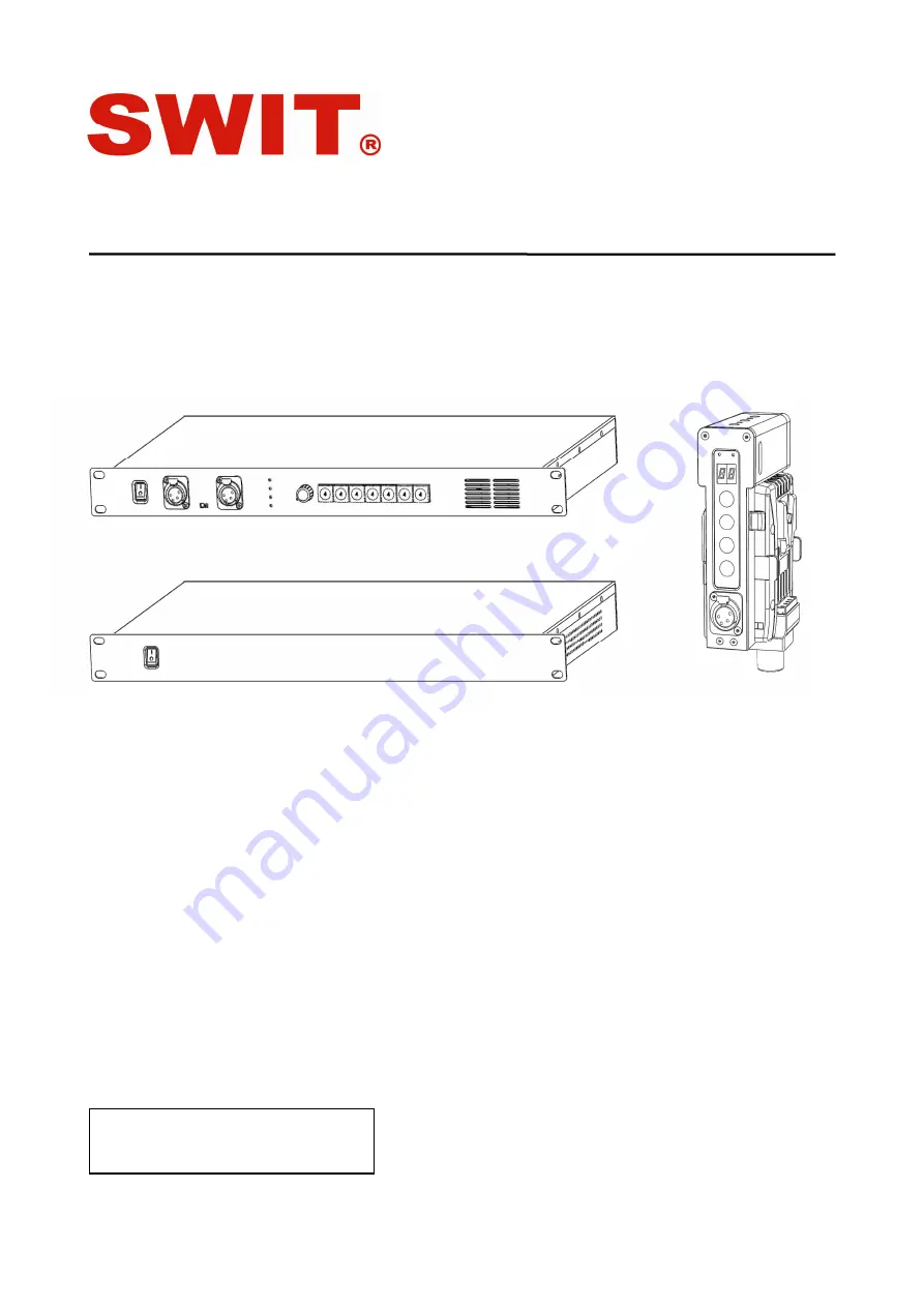 SWIT E-1040P Скачать руководство пользователя страница 1