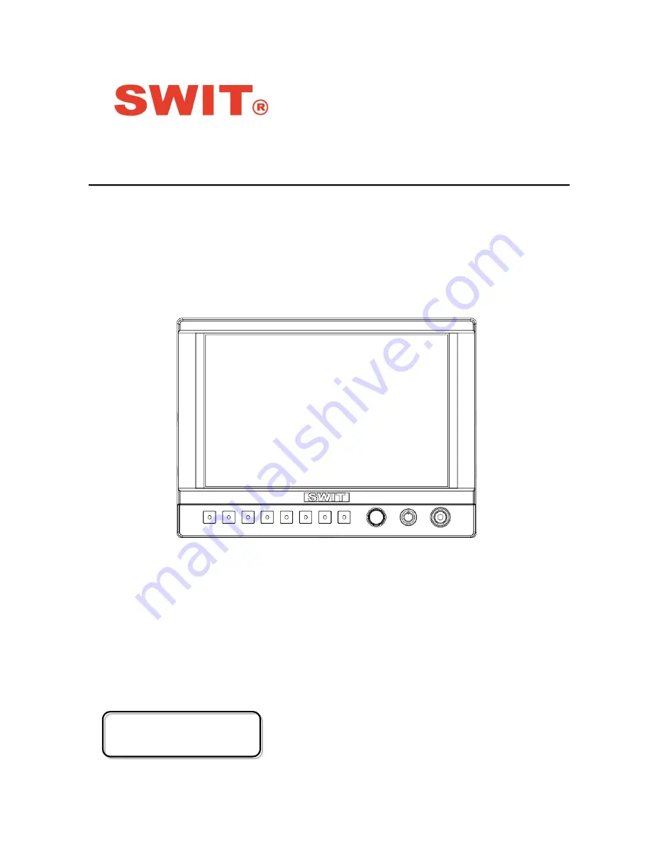 SWIT S-1073H Скачать руководство пользователя страница 1