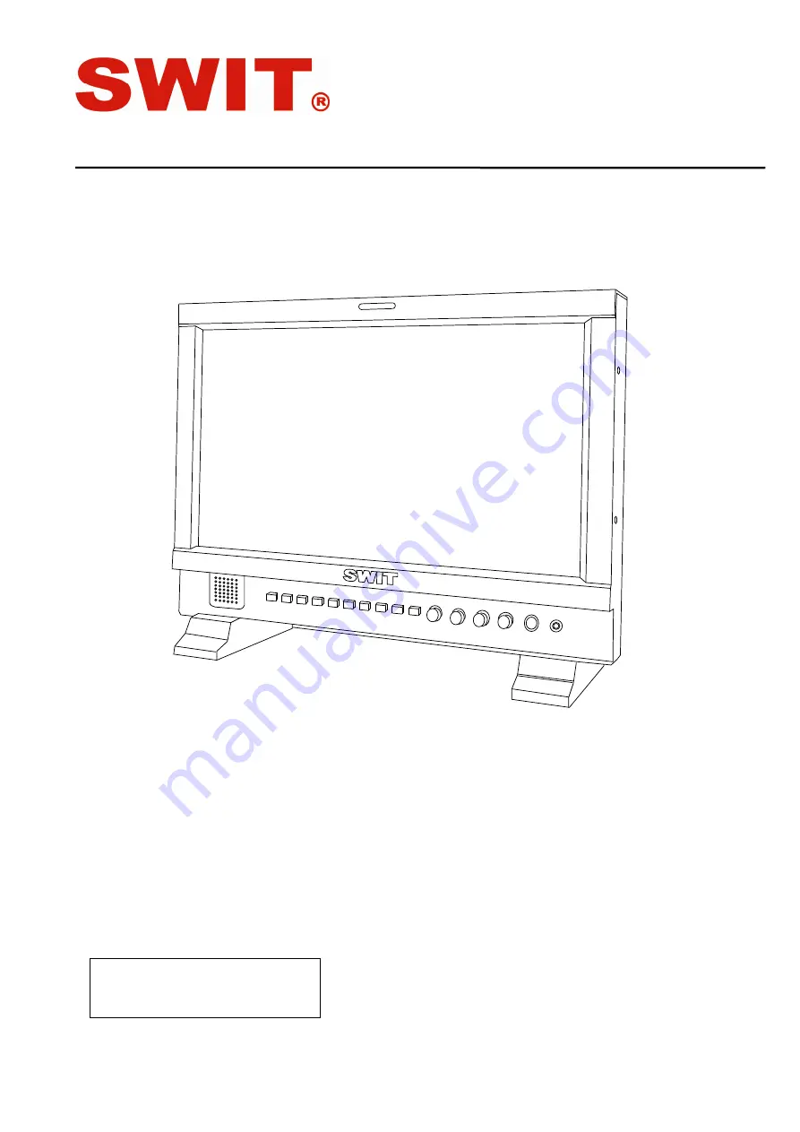 SWIT S-1161H User Manual Download Page 1