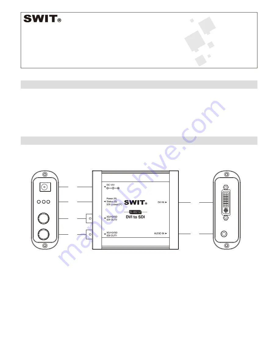 SWIT S-4612 User Manual Download Page 1