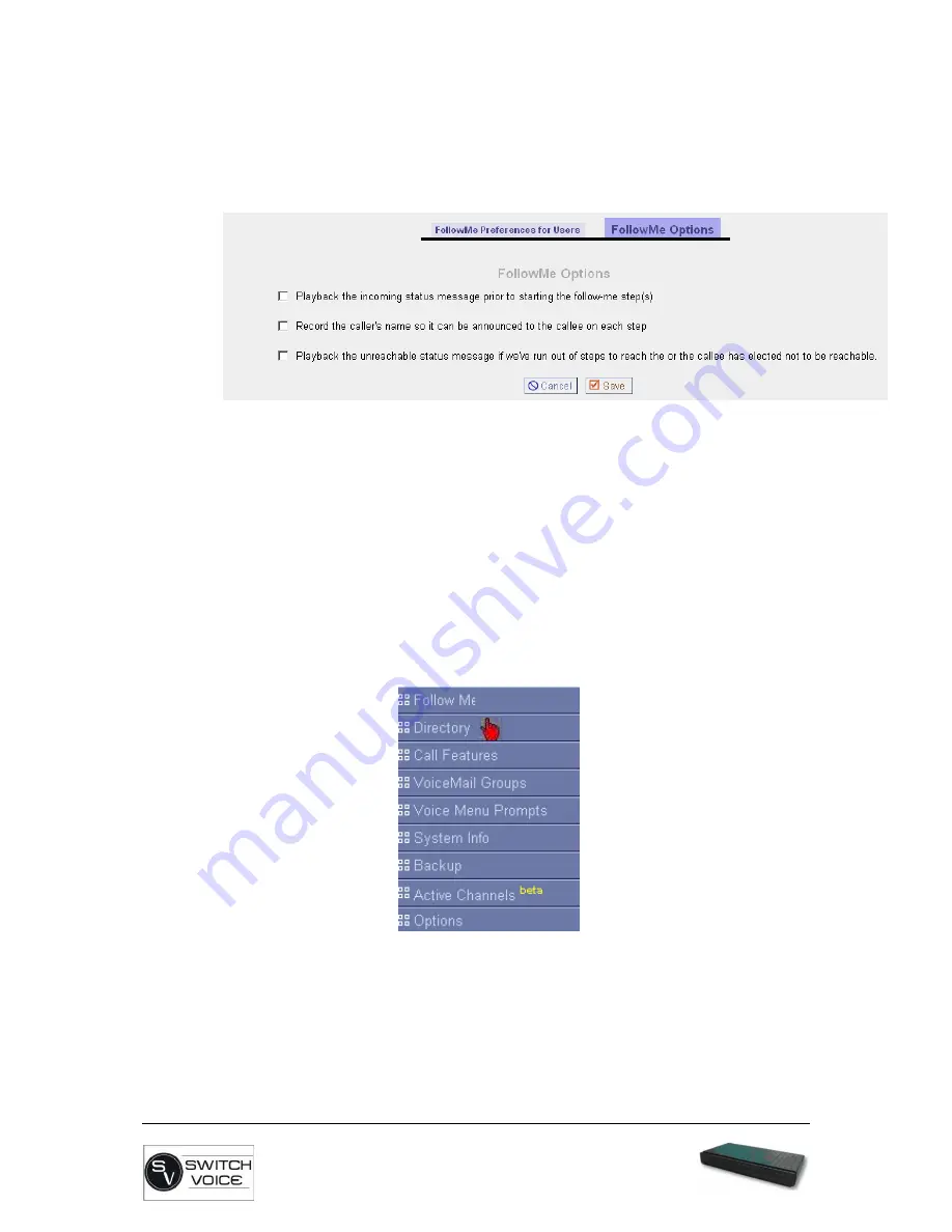 Switch Voice BR4 User Manual Download Page 35