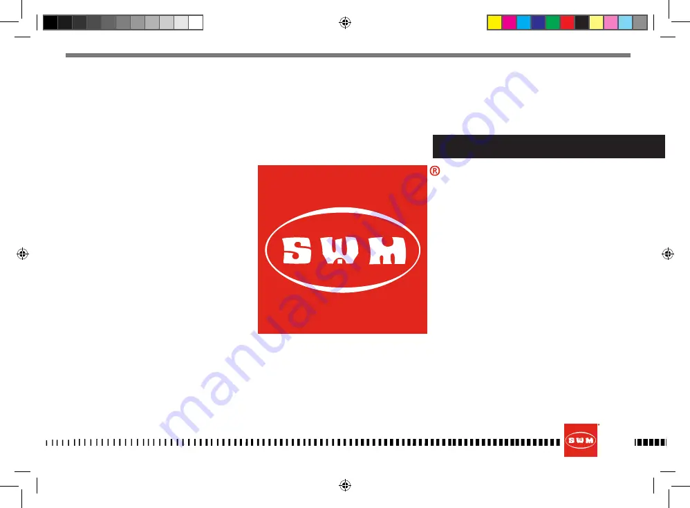 SWM Superdual E4 2017 Quick Reference Manual Download Page 95