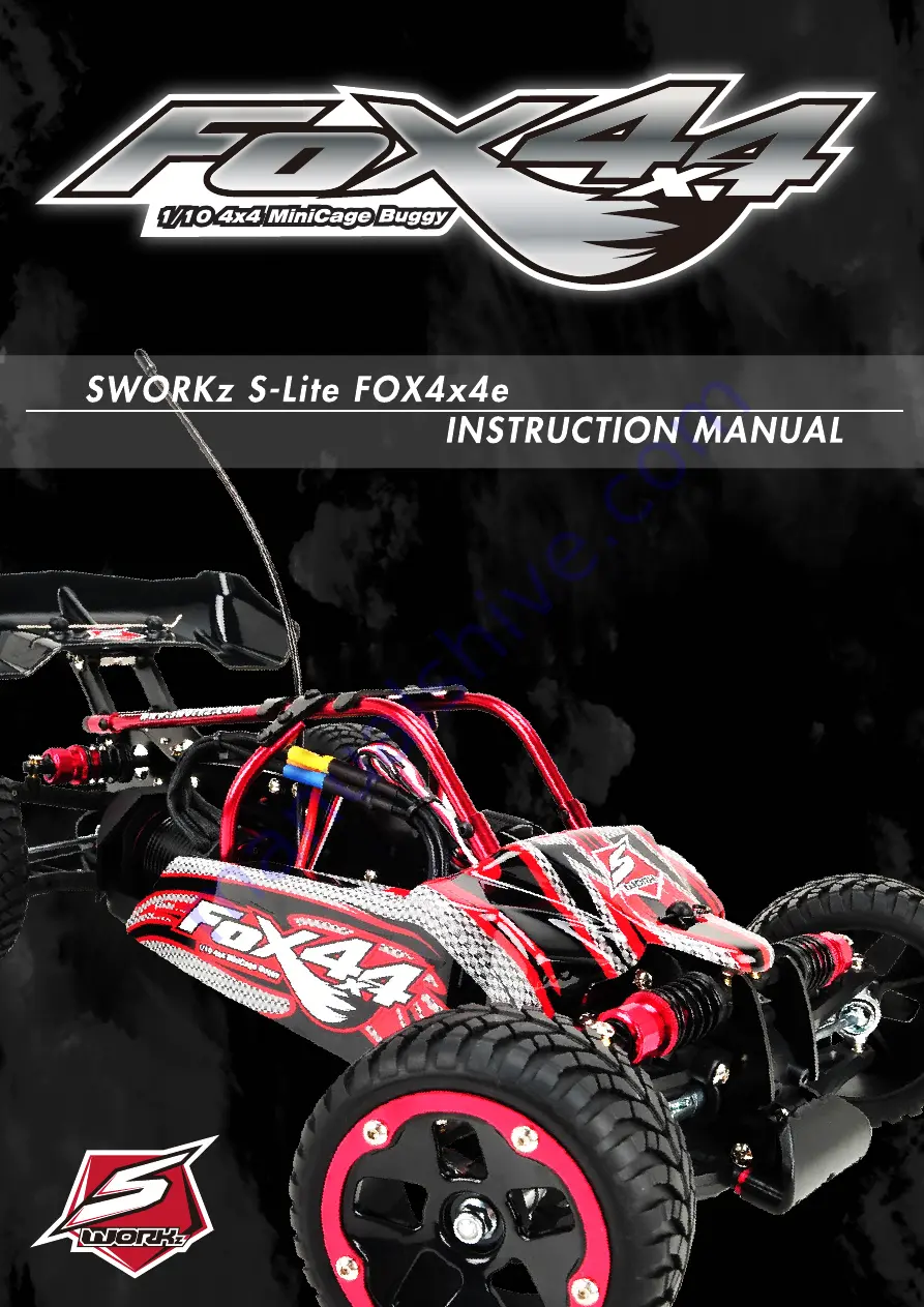 SWorkz S-Lite FOX4x4e Instruction Manual Download Page 1