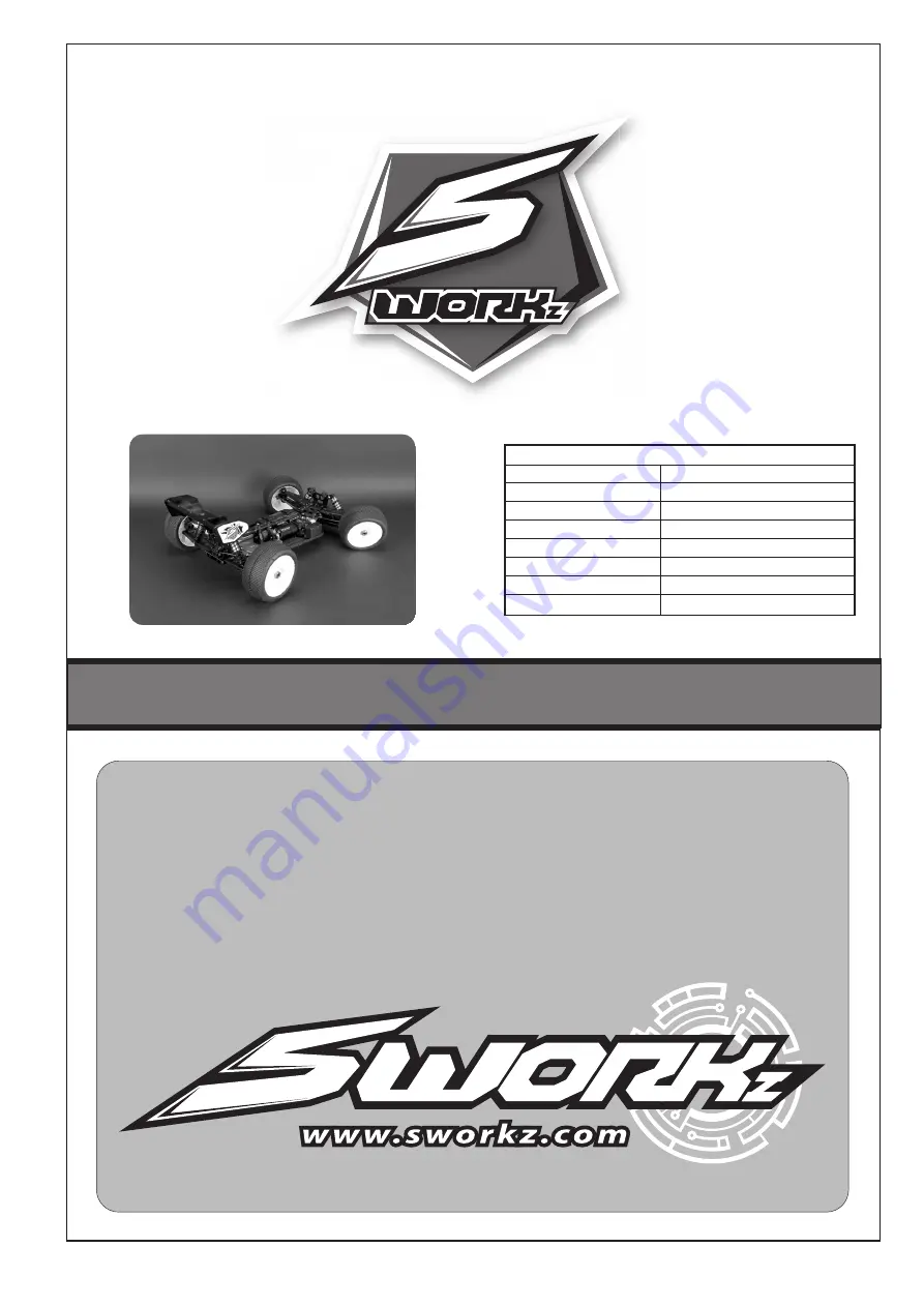 SWorkz S35-T2e Instruction Manual Download Page 3