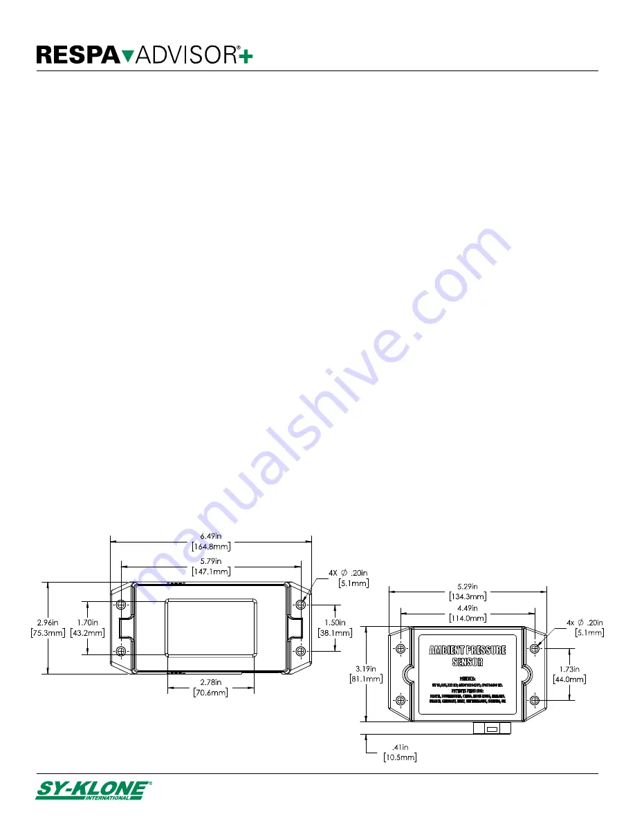 SY-KLONE ADVISOR RESPA Operation Manual Download Page 3