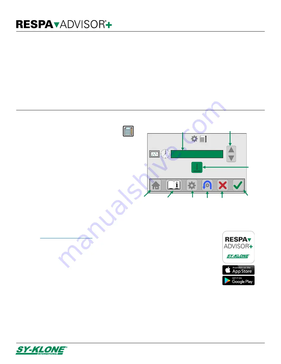 SY-KLONE ADVISOR RESPA Operation Manual Download Page 15