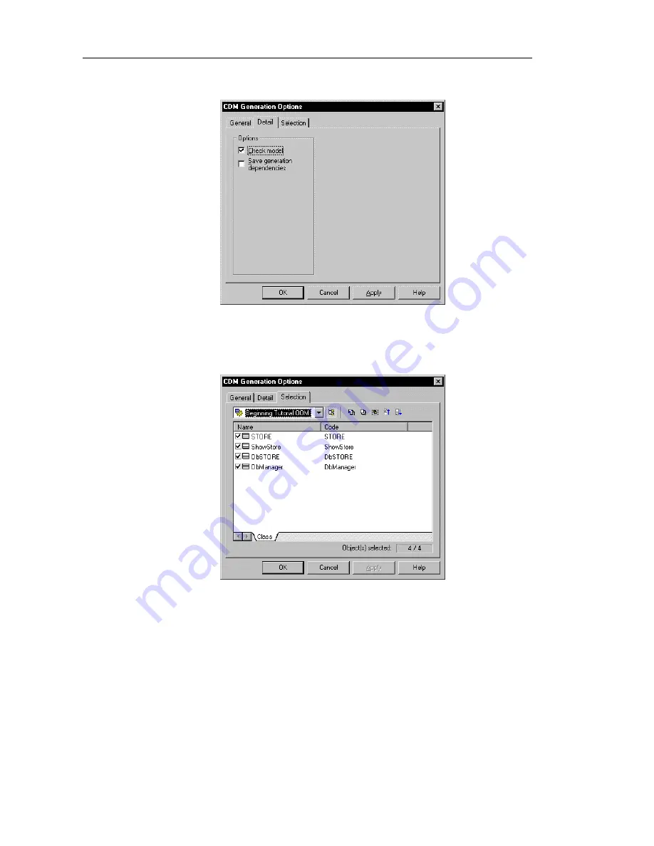 Sybase Powerdesigner 7.5 User Manual Download Page 218