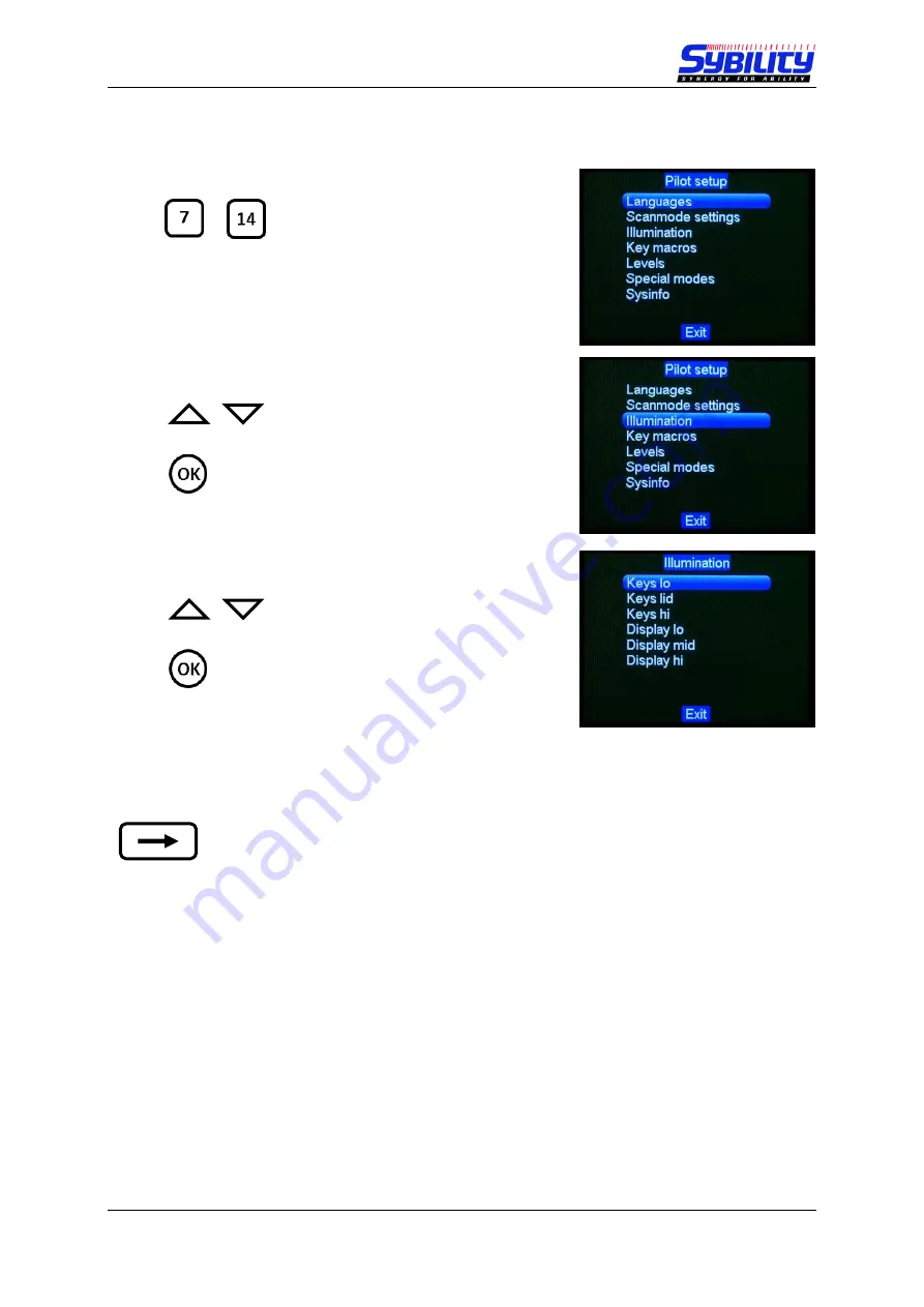 Sybility PILOT touch User Manual Download Page 9