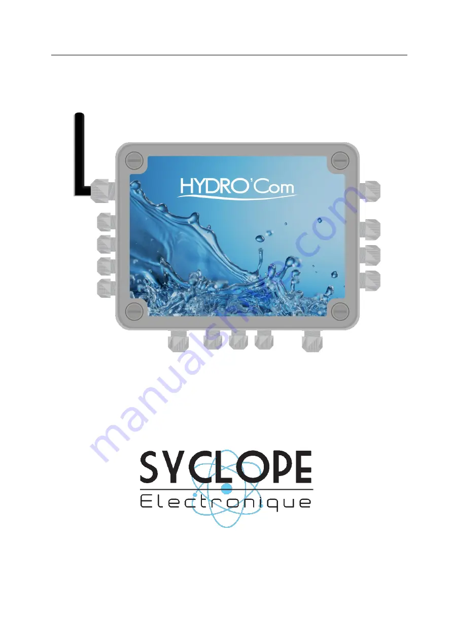 SYCLOPE electronic HYDRO'Com HYD 7000 Скачать руководство пользователя страница 1