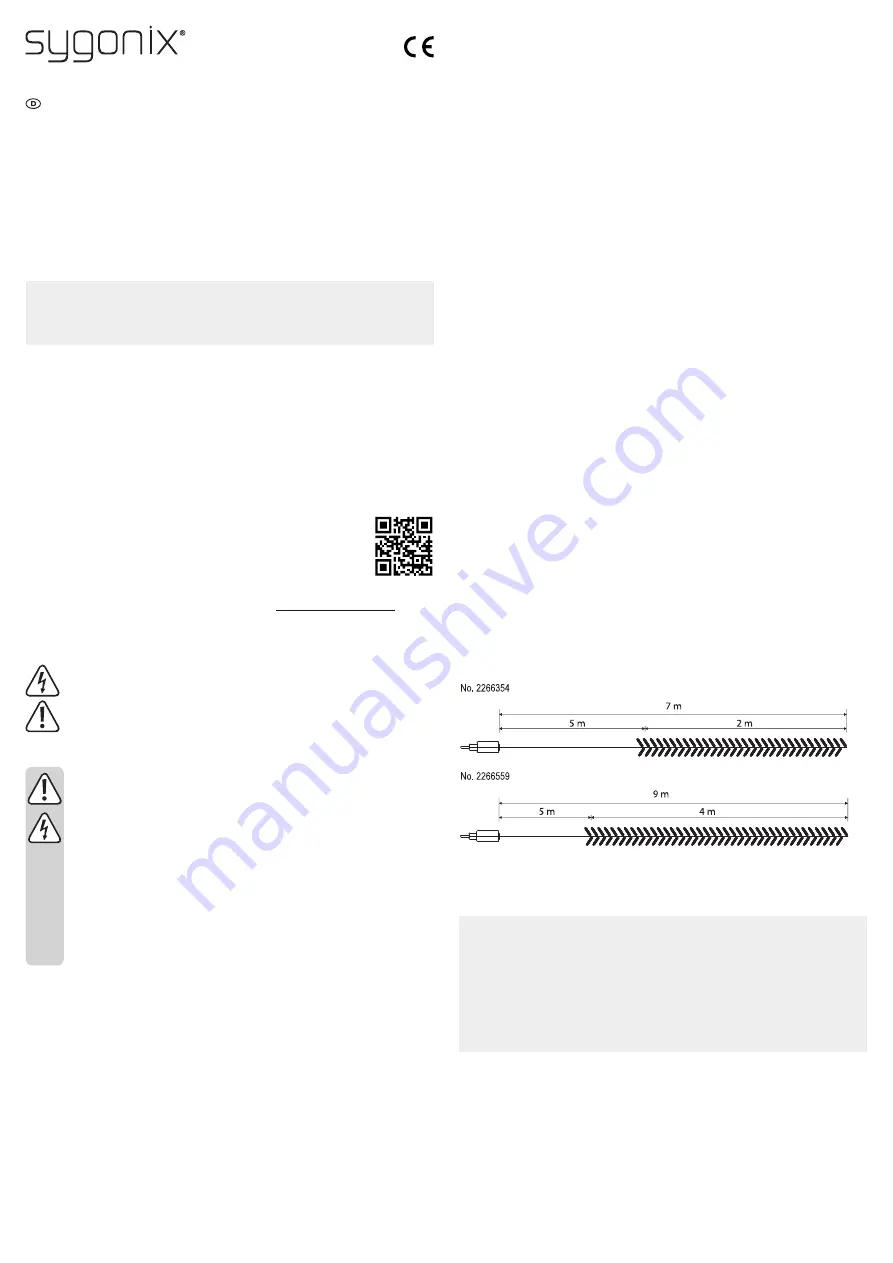 Sygonix 2266354 Operating Instructions Manual Download Page 1