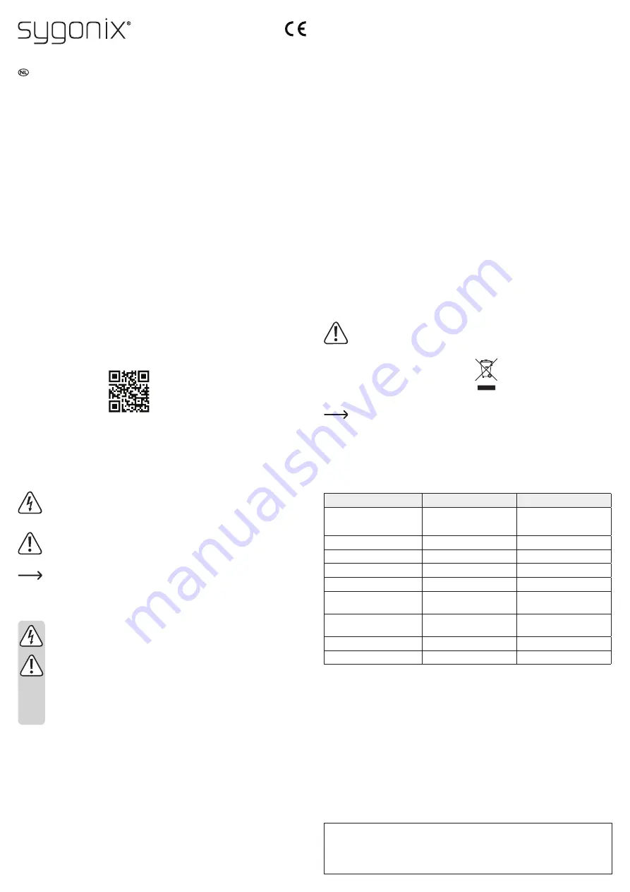 Sygonix 2267534 Operating Instructions Download Page 3