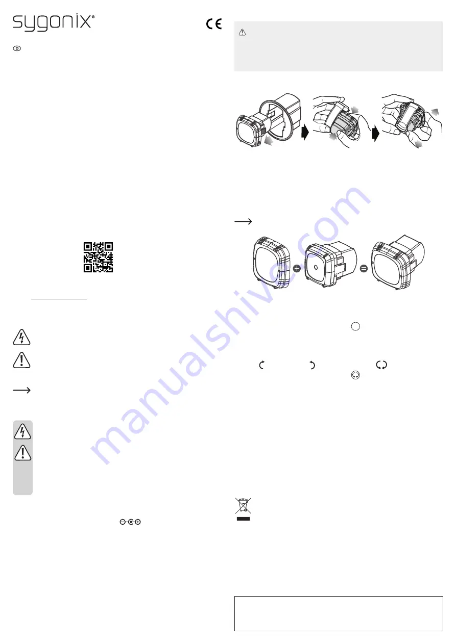 Sygonix 2301560 Operating Instructions Download Page 1