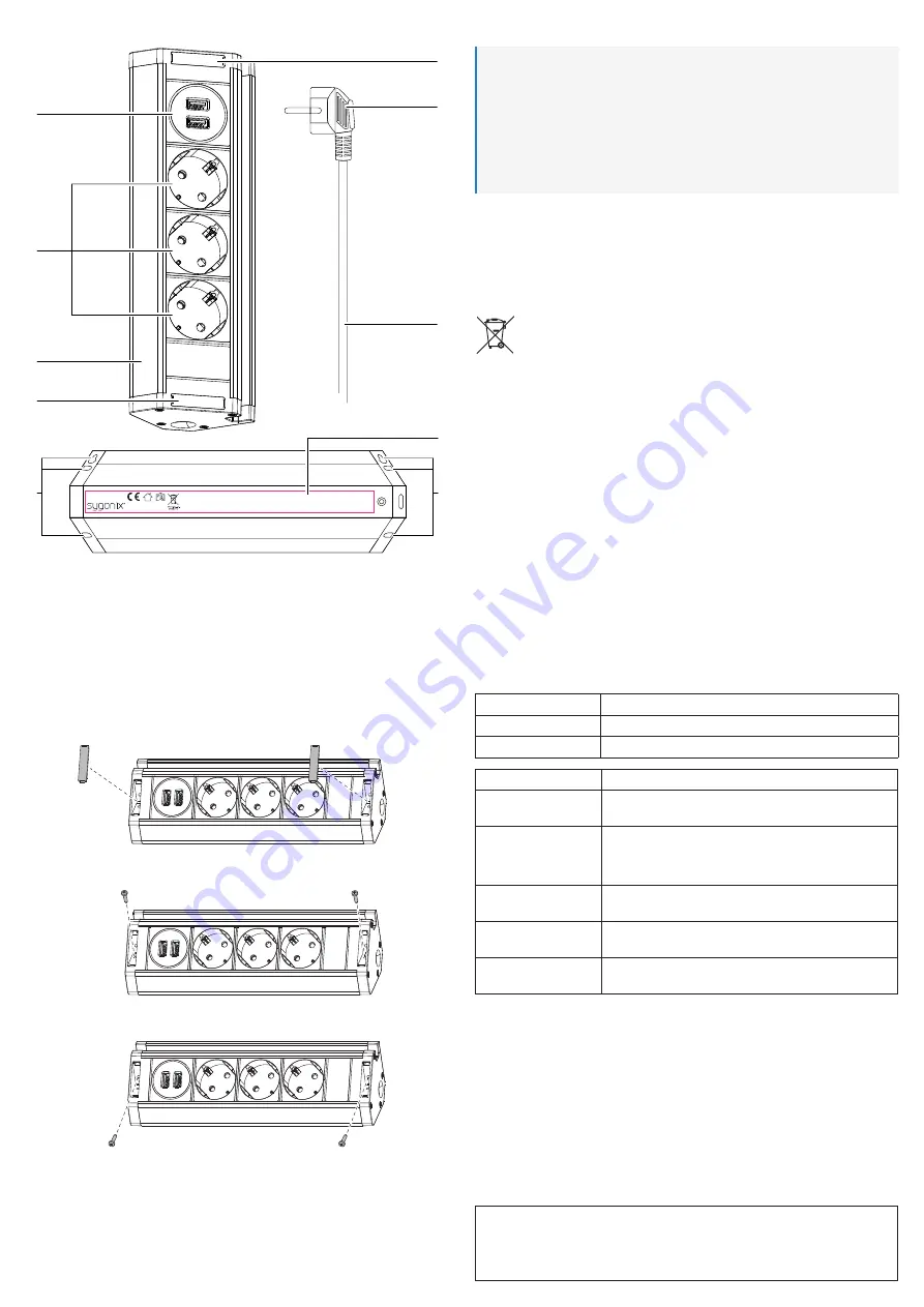 Sygonix 2541578 Operating Instructions Manual Download Page 2