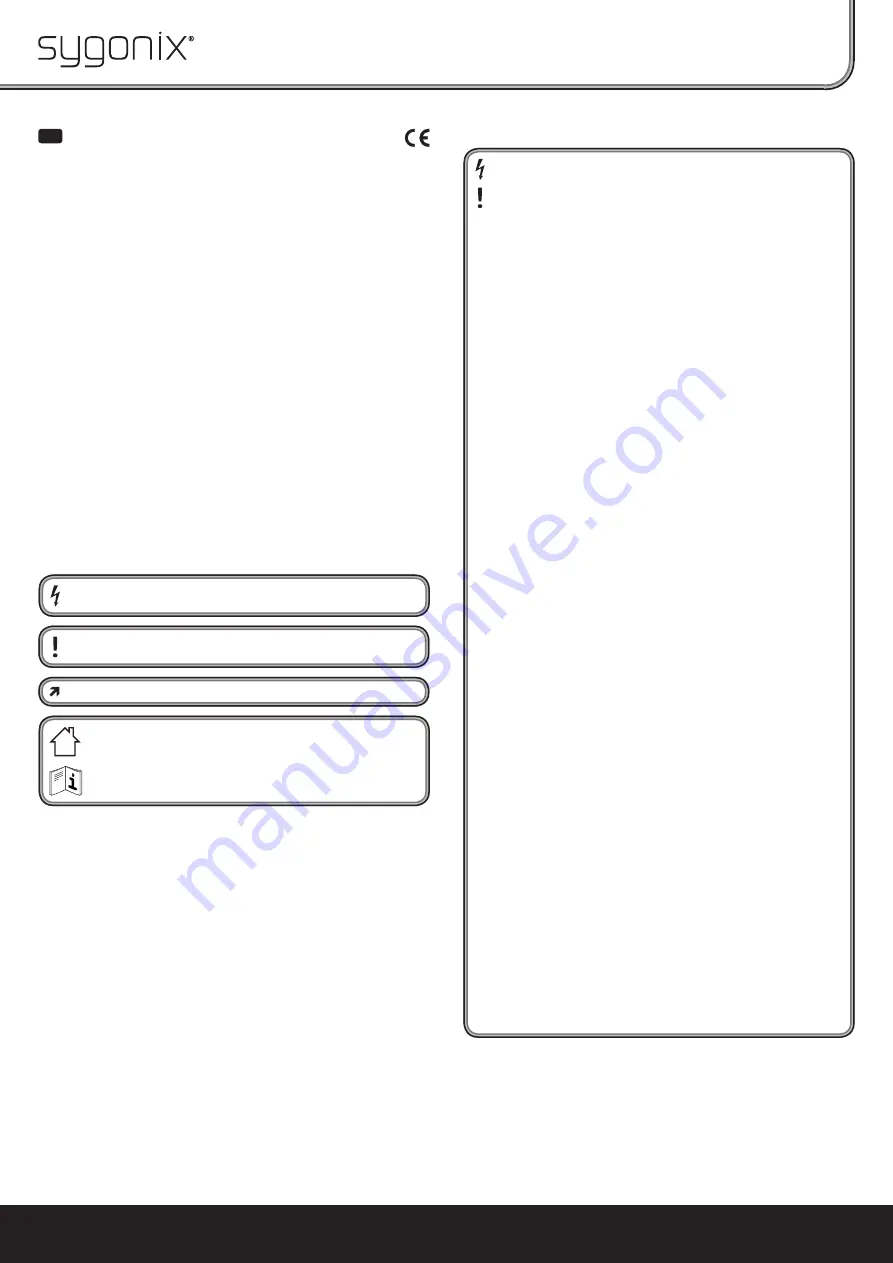 Sygonix 551695 Operating Instructions Manual Download Page 3