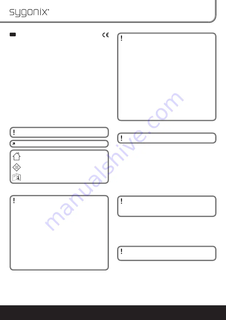 Sygonix Fano Quick Start Manual Download Page 3