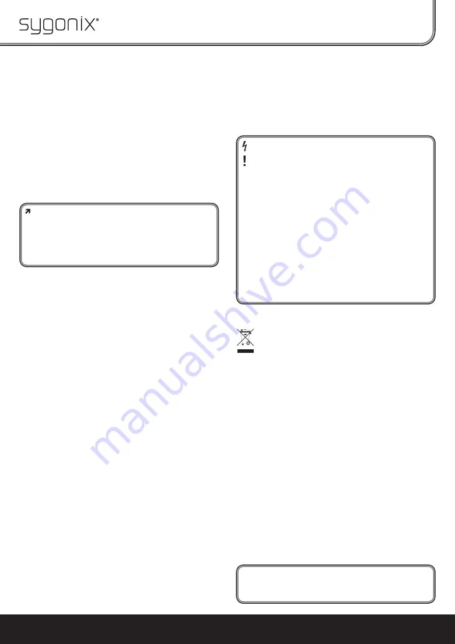 Sygonix iBB-43176W Скачать руководство пользователя страница 8