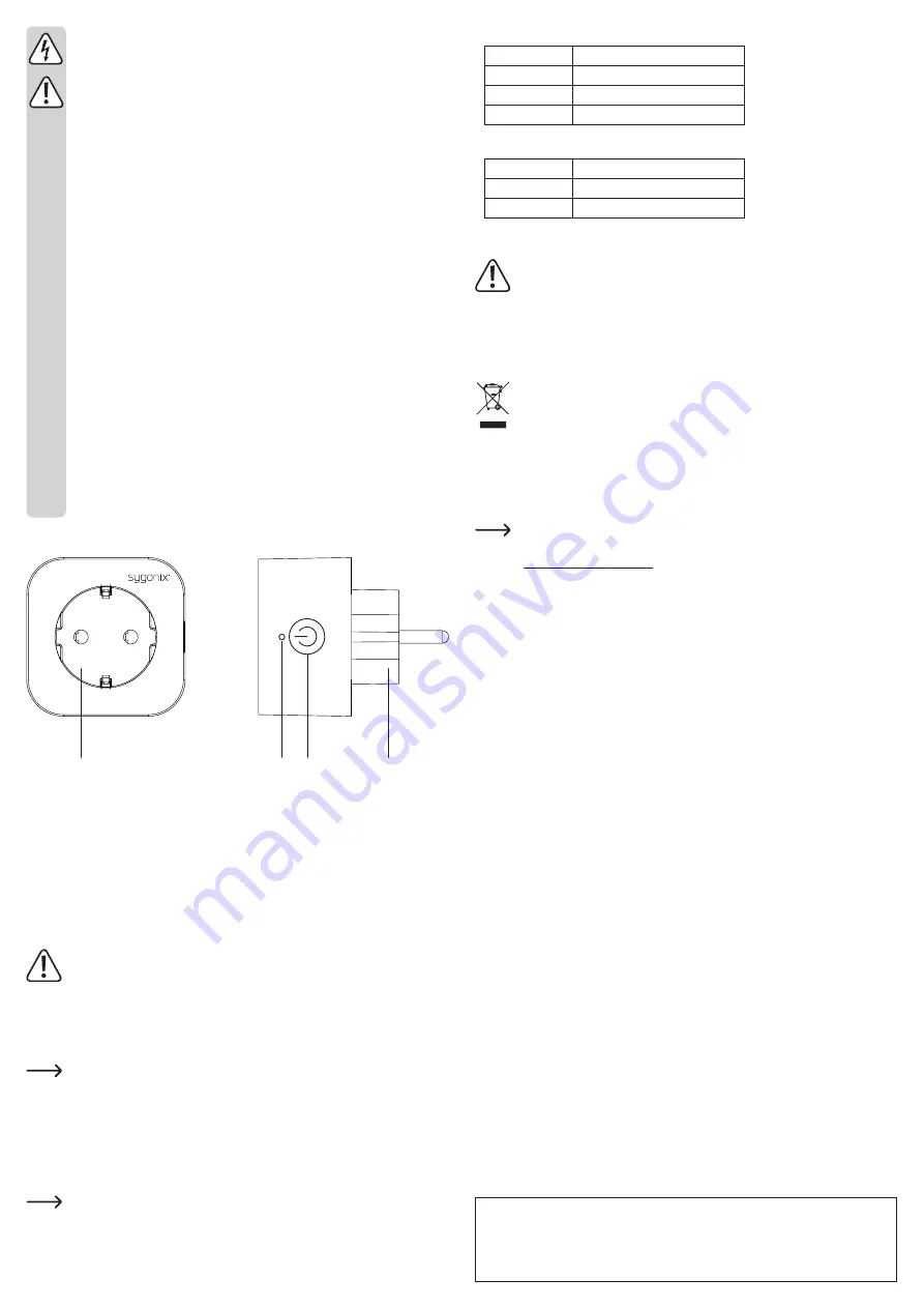 Sygonix SY-4276902 Скачать руководство пользователя страница 8