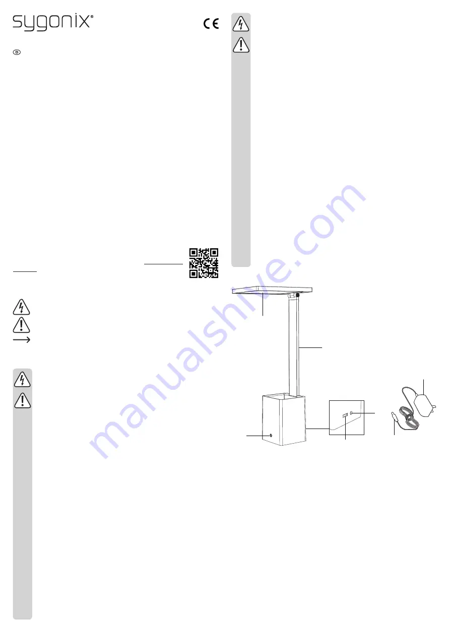 Sygonix SY-4777282 Скачать руководство пользователя страница 1