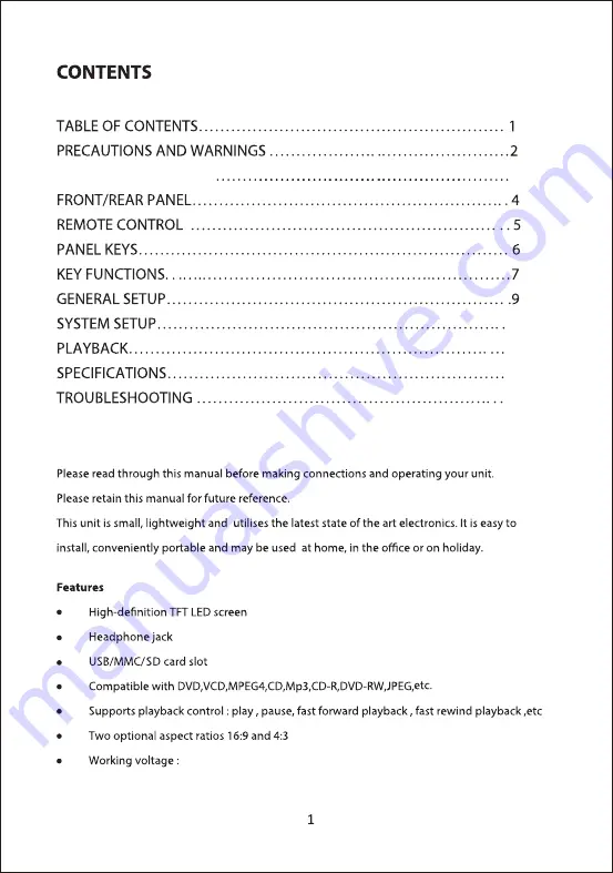 Sylvania 058465817510 Manual Download Page 4