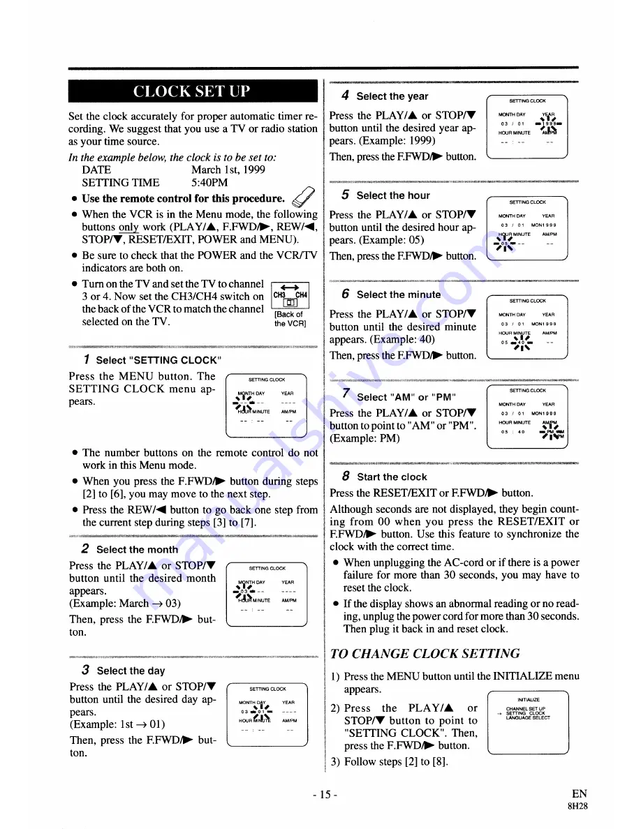 Sylvania 2940LV Owner'S Manua Download Page 15