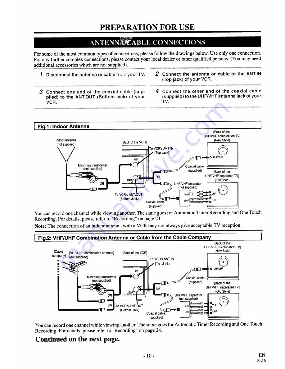 Sylvania 2965LF Owner'S Manual Download Page 10