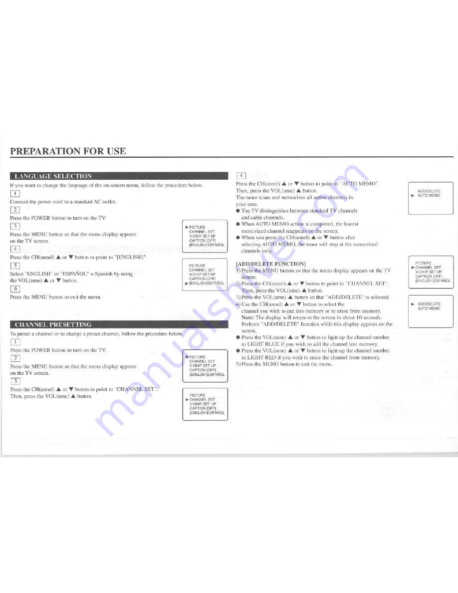 Sylvania 4913LTV Скачать руководство пользователя страница 5