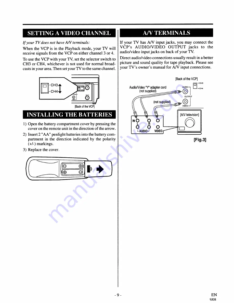 Sylvania 6120PA Owner'S Manual Download Page 9