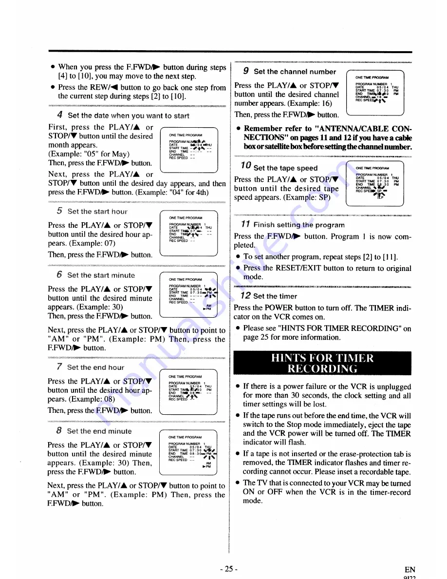 Sylvania 6240CVA Owner'S Manual Download Page 25