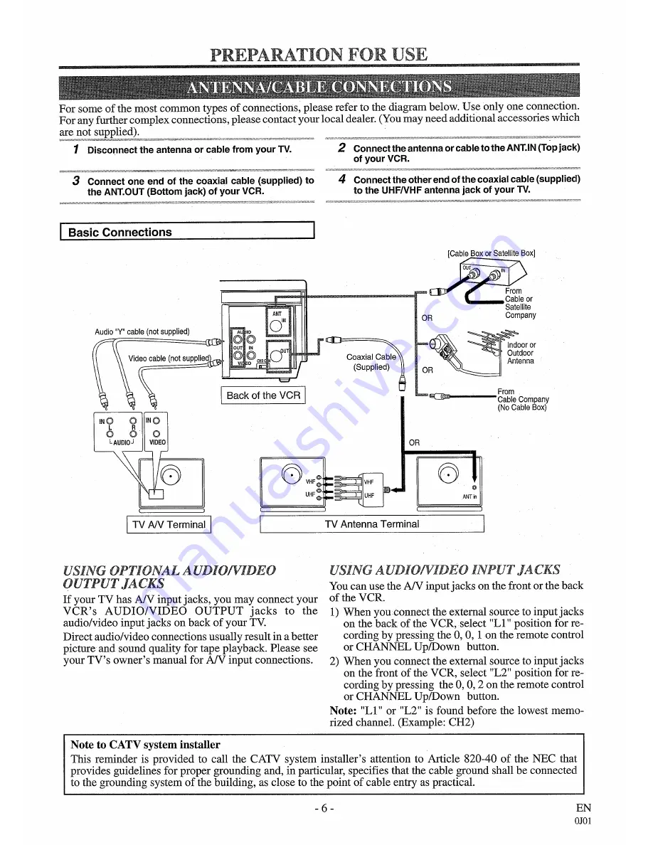 Sylvania 6241CVB Owner'S Manual Download Page 6