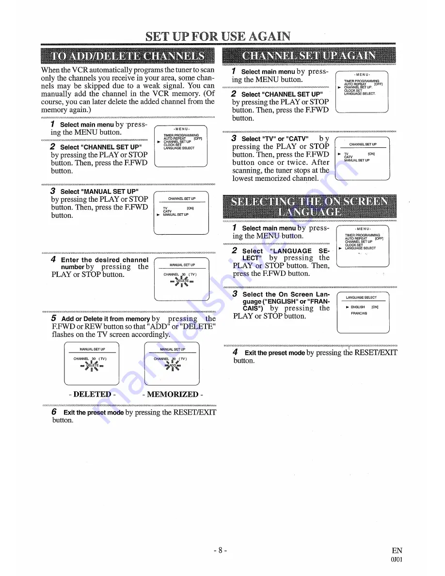 Sylvania 6241CVB Owner'S Manual Download Page 8