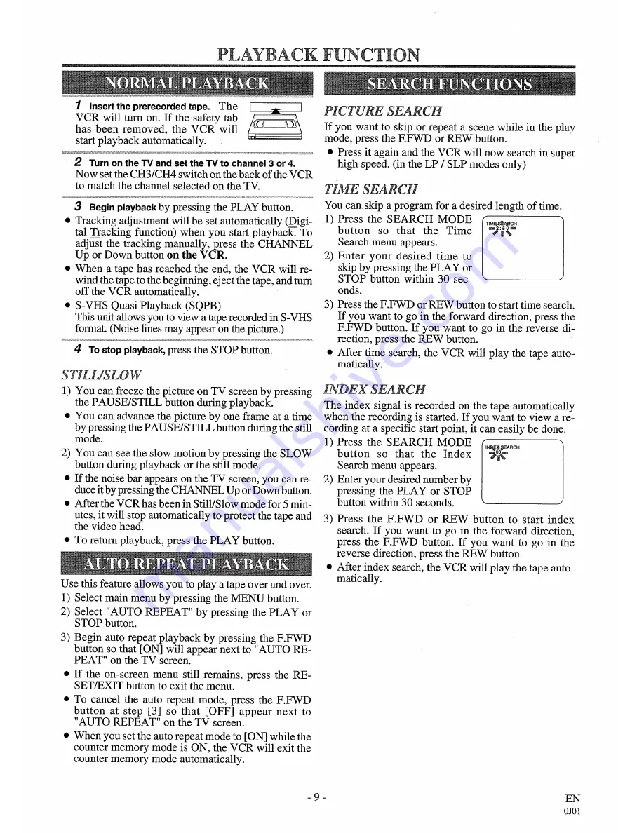 Sylvania 6241CVB Owner'S Manual Download Page 9