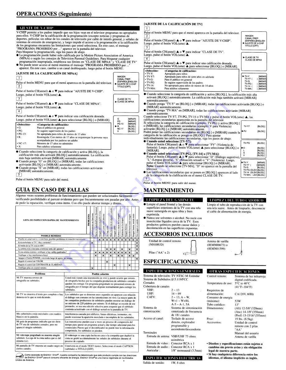 Sylvania 6413TA Скачать руководство пользователя страница 8