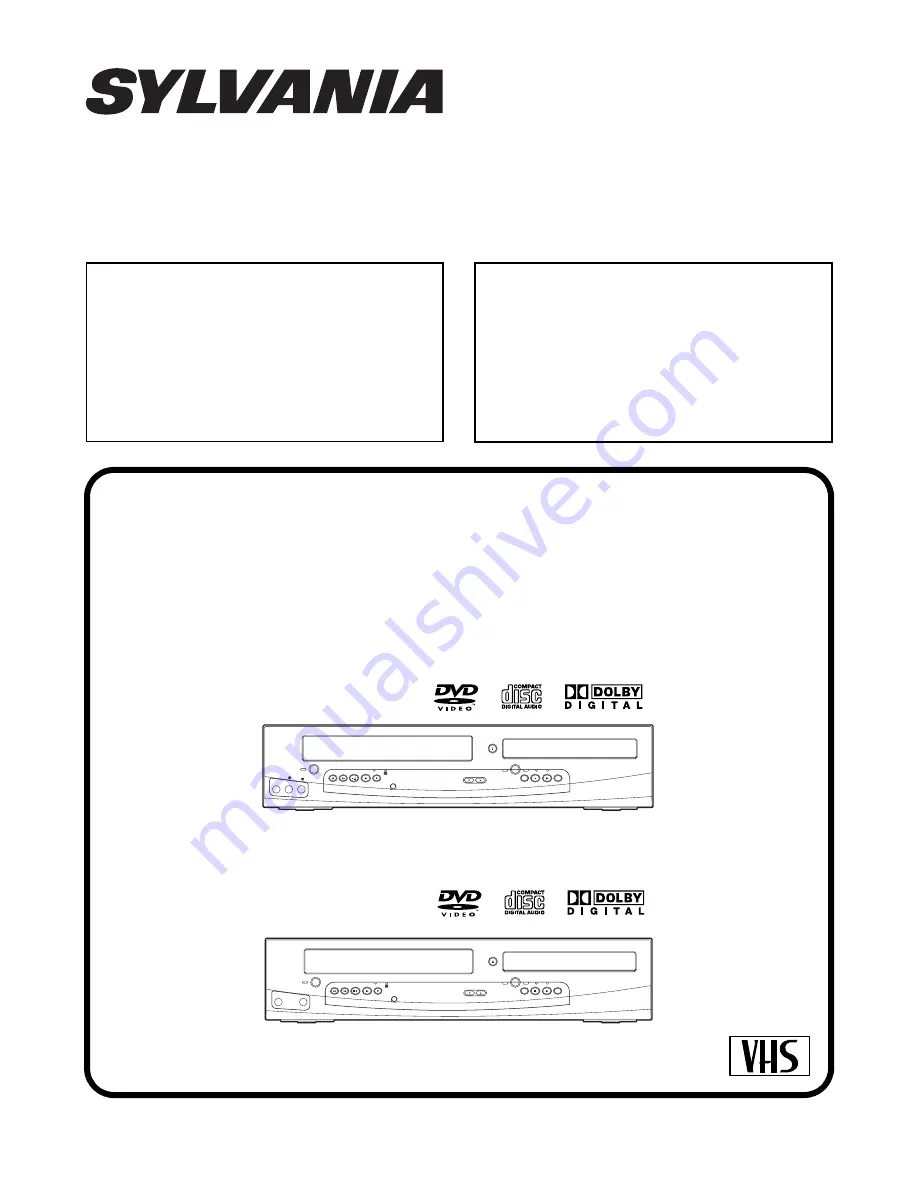 Sylvania DV220SL8 A Скачать руководство пользователя страница 1