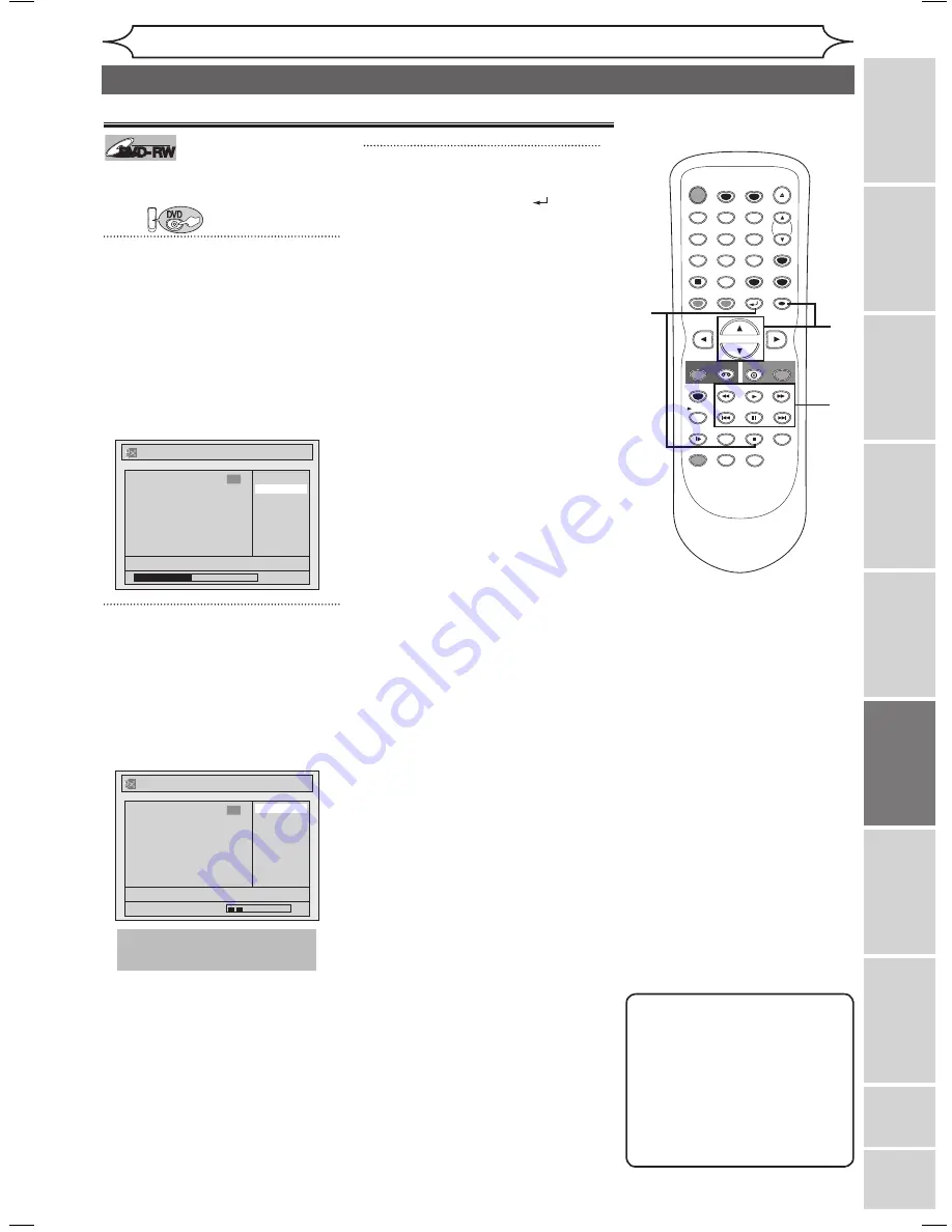 Sylvania DVR91VG Owner'S Manual Download Page 61