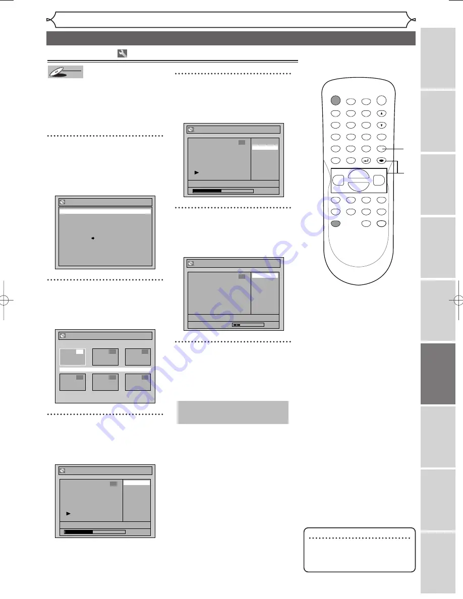 Sylvania DVR95DF Owner'S Manual Download Page 57