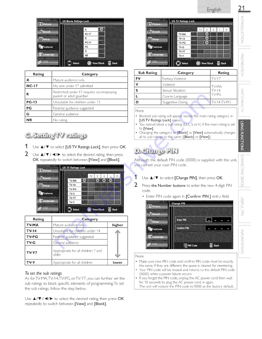 Sylvania LC320SS2 Owner'S Manual Download Page 21