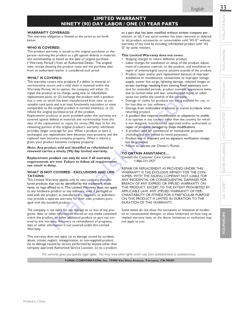 Sylvania LC320SS2 Owner'S Manual Download Page 33